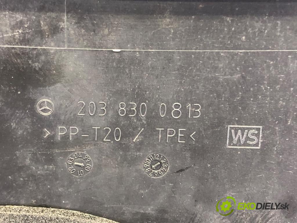 MERCEDES-BENZ KLASA C (W203) 2000 - 2007    C 240 (203.061) 125 kW [170 KM] benzyna 2000 - 2007  Torpédo, plast pod čelné okno  (Torpéda)