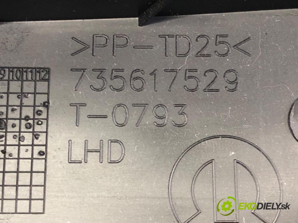 FIAT TIPO sedan (356_) 2015 - 2022    1.4 (356SXA1B) 70 kW [95 KM] benzyna 2015 - 2022  Priehradka, kastlík spolujazdca 735617529 (Priehradky, kastlíky)