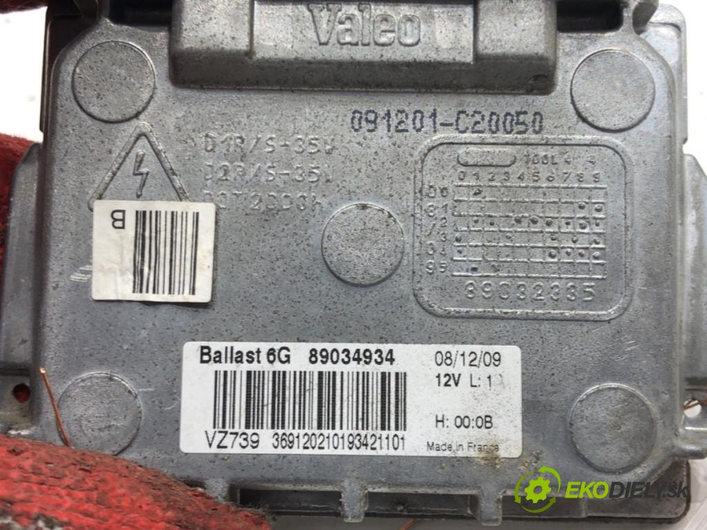 RENAULT LAGUNA III (BT0/1) 2007 - 2015    2.0 dCi (BT01, BT08, BT09, BT0E, BT0K, BT12, BT1C, BT1D,... 110 kW [150 KM] olej napędowy 2007 - 20  Menič XENON 89034934 (Riadiace jednotky xenónu)