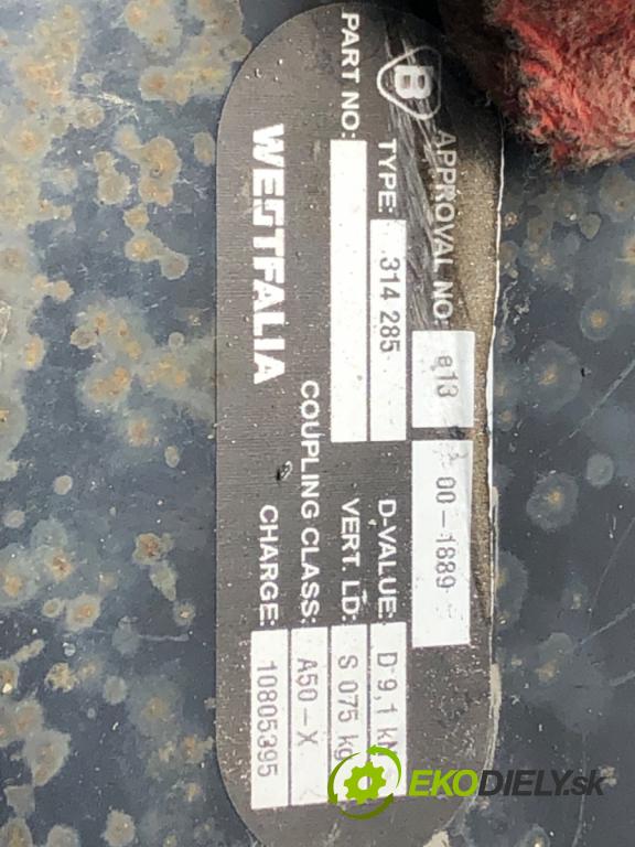 OPEL ASTRA H Kombi (A04) 2004 - 2014    1.4 (L35) 66 kW [90 KM] benzyna 2004 - 2010  Hák tažné zařízení 314285 (Tažná zařízení)