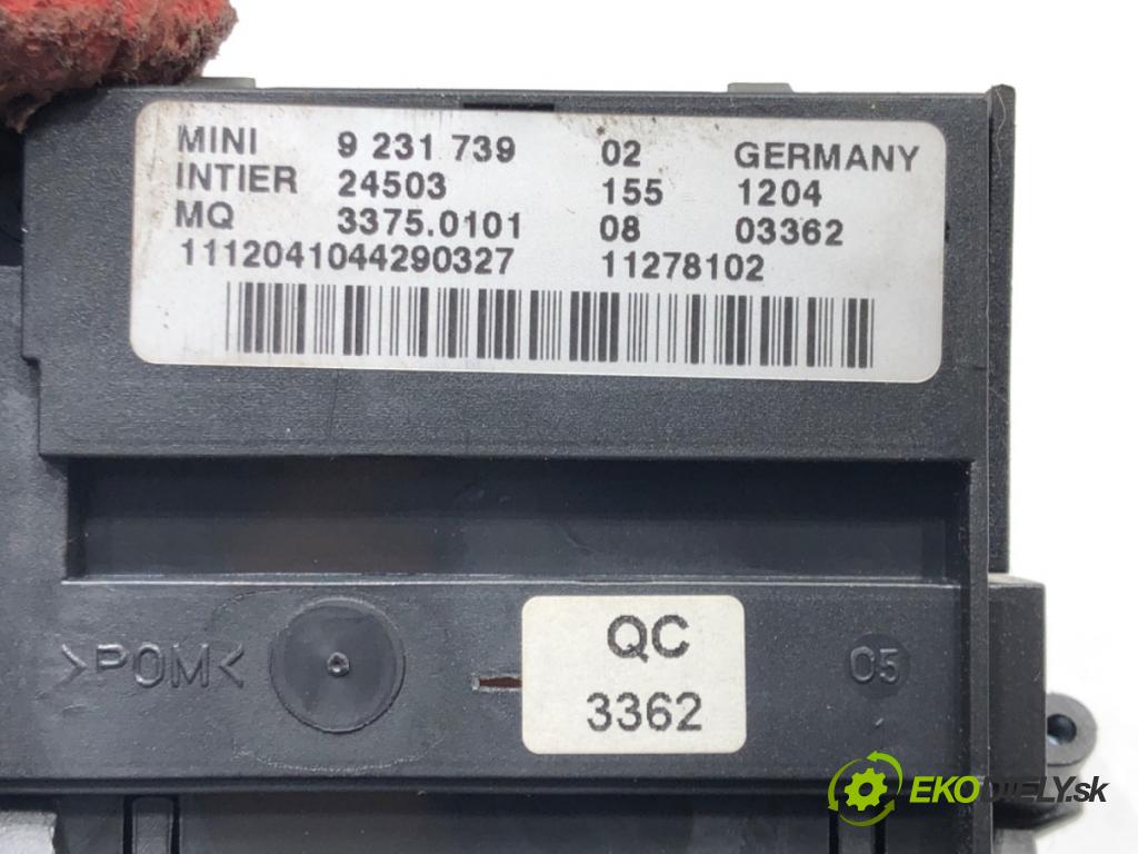 MINI MINI COUNTRYMAN (R60) 2010 - 2016    Cooper D 82 kW [112 KM] olej napędowy 2010 - 2016  spinačka 9231739 (Spínacie skrinky a kľúče)