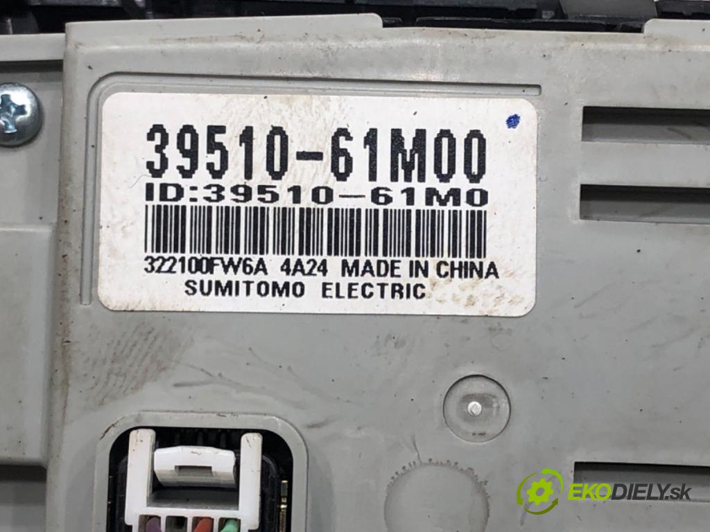 SUZUKI SX4 S-CROSS (JY) 2013 - 2022    1.6 AllGrip (AKK 416) 88 kW [120 KM] benzyna 2013 - 2022  Panel ovládania kúrenia 39510-61M00 (Prepínače, spínače, tlačidlá a ovládače kúrenia)
