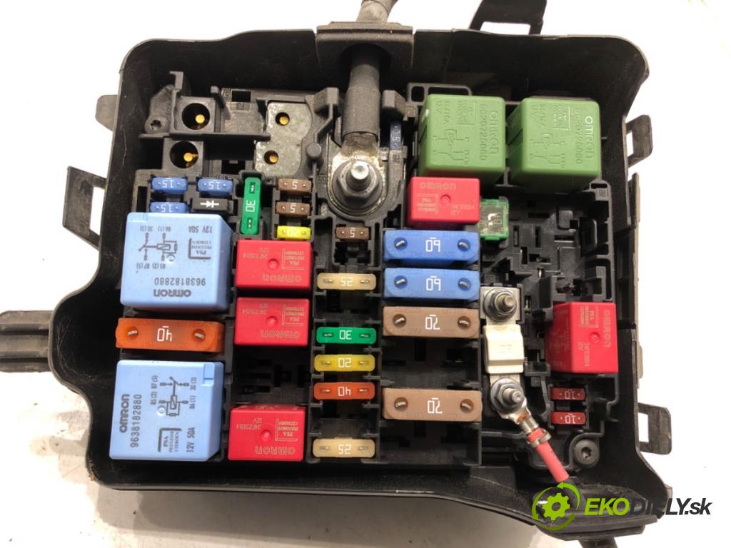 CITROEN C-ELYSEE (DD_) 2012 - 2022    1.6 VTi 115 85 kW [115 KM] benzyna 2012 - 2022  skříňka poistková PCFPP00296 (Pojistkové skříňky)