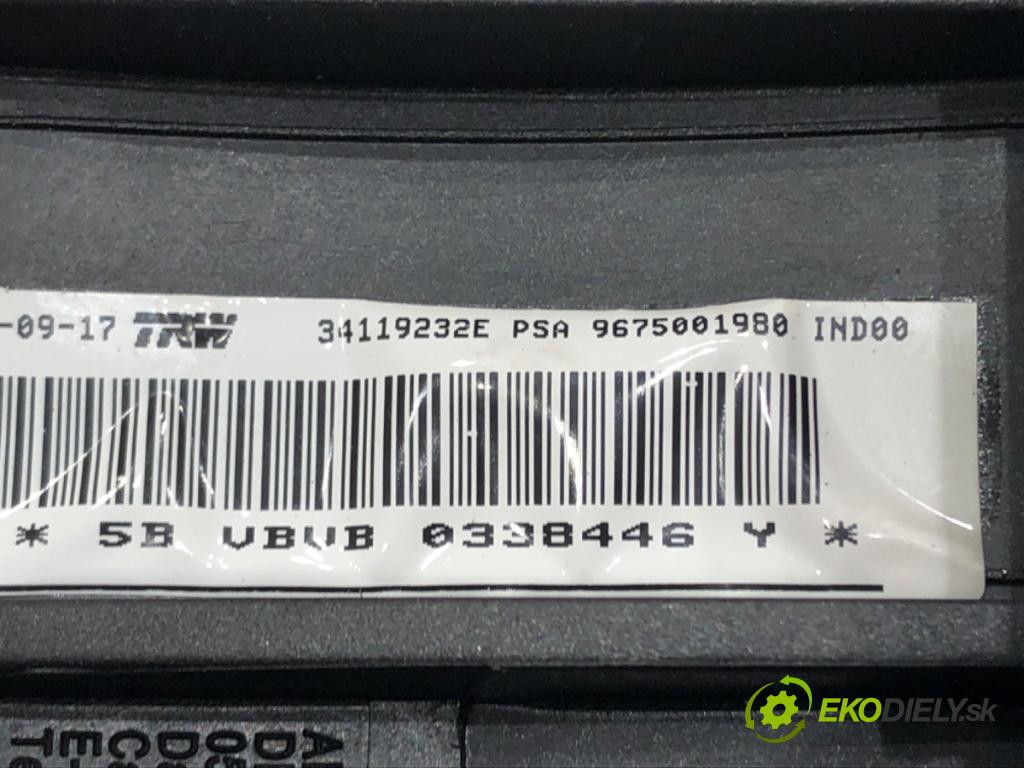 CITROEN C-ELYSEE (DD_) 2012 - 2022    1.6 VTi 115 85 kW [115 KM] benzyna 2012 - 2022  AirBag spolujazdca 9675001980 (Airbagy)