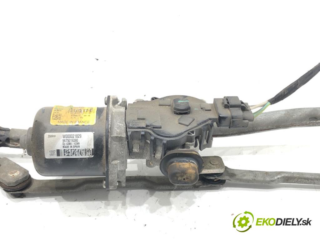 CITROEN C-ELYSEE (DD_) 2012 - 2022    1.6 VTi 115 85 kW [115 KM] benzyna 2012 - 2022  Mechanizmus stieračov predný 9675018280 (Motorčeky stieračov predné)