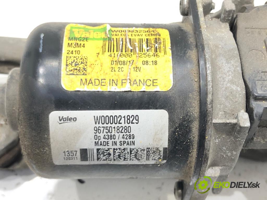 CITROEN C-ELYSEE (DD_) 2012 - 2022    1.6 VTi 115 85 kW [115 KM] benzyna 2012 - 2022  Mechanizmus stieračov predný 9675018280 (Motorčeky stieračov predné)