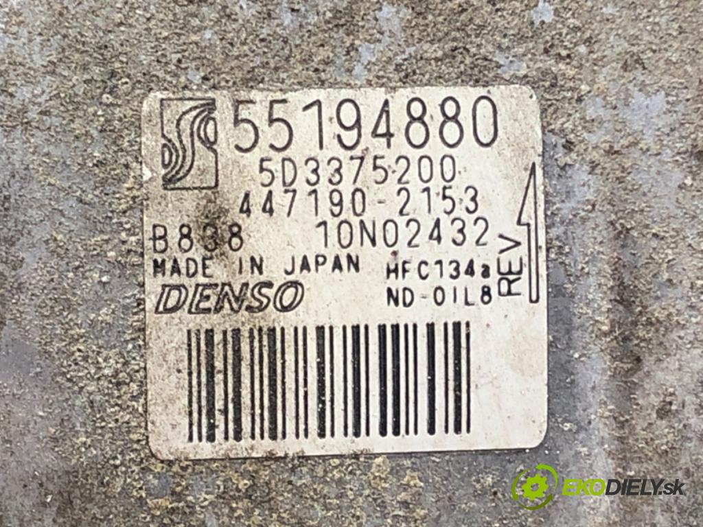 FIAT LINEA (323_, 110_) 2006 - 2022    1.4 57 kW [77 KM] benzyna 2007 - 2022  kompresor klimatizace 55194880 (Kompresory)