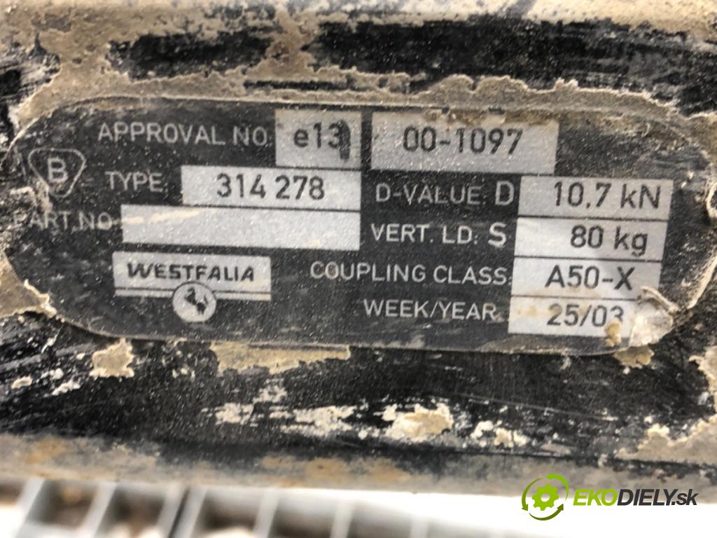 OPEL SIGNUM liftback (Z03) 2003 - 2008    2.0 Turbo (F48) 129 kW [175 KM] benzyna 2003 - 2008  Hák tažné zařízení 314278 (Tažná zařízení)