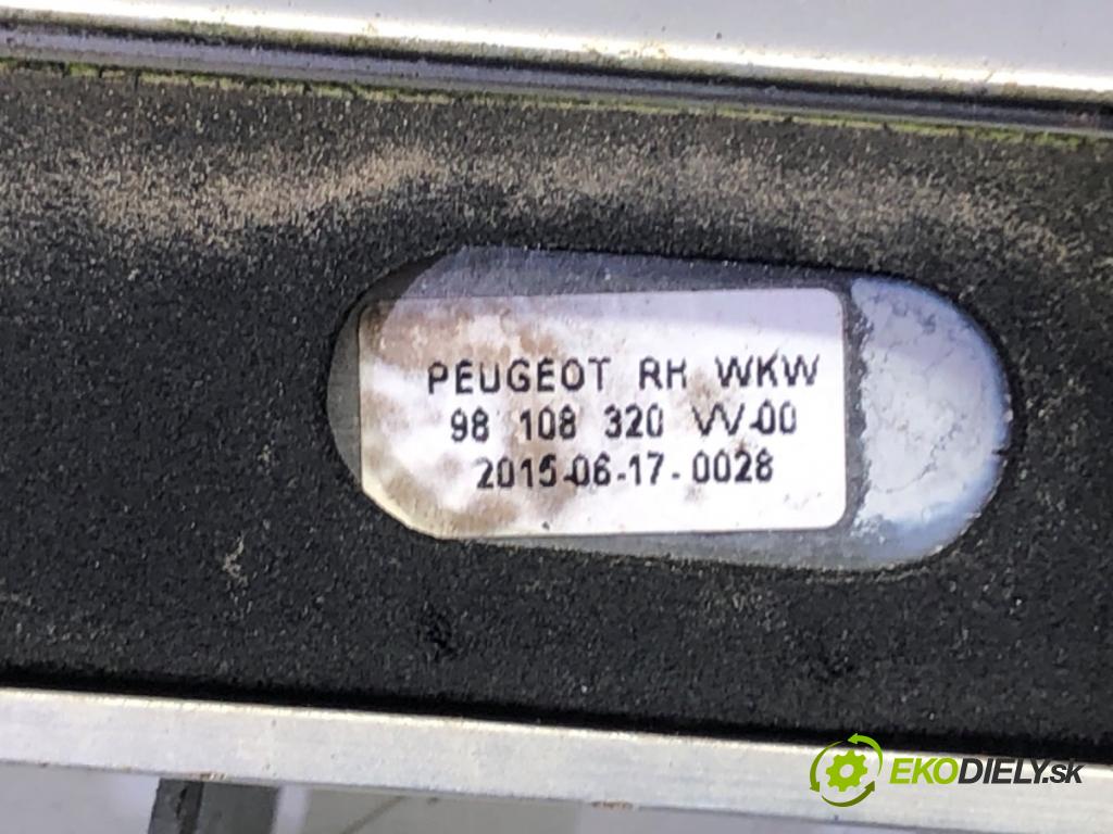 PEUGEOT 308 SW II (LC_, LJ_, LR_, LX_, L4_) 2014 - 2021    2.0 GT HDi 180 / BlueHDi 180 133 kW [181 KM] olej napędowy 2014 - 2021  zábradlí: STŘECHA 98108324VV
