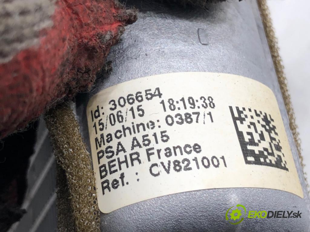 PEUGEOT 308 SW II (LC_, LJ_, LR_, LX_, L4_) 2014 - 2021    2.0 GT HDi 180 / BlueHDi 180 133 kW [181 KM] olej napędowy 2014 - 2021  topné těleso radiátor topení 306654 (Radiátory topení)