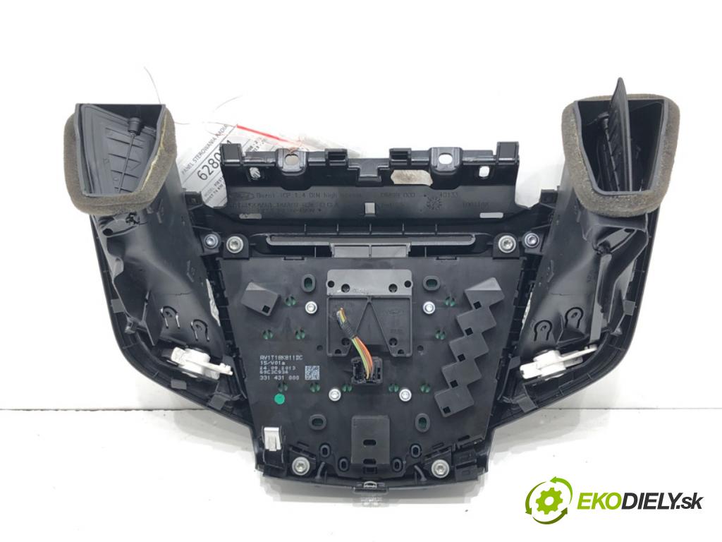 FORD FIESTA VI (CB1, CCN) 2008 - 2022    1.0 EcoBoost 74 kW [100 KM] benzyna 2013 - 2022  Panel ovládania radia 8A61-18A802-BJW (Prepínače, spínače, tlačidlá a ovládače kúrenia)