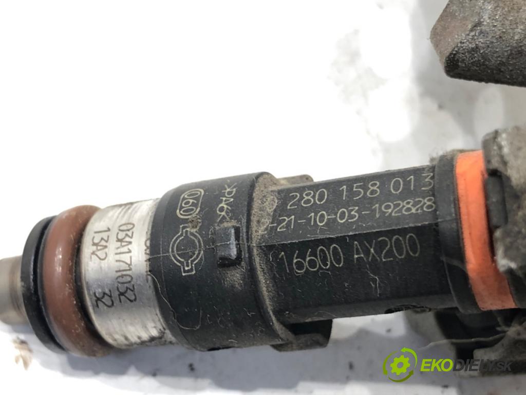 NISSAN MICRA III (K12) 2002 - 2010    1.2 16V 48 kW [65 KM] benzyna 2003 - 2010  Lišta vstrekovacia 280158013 (Vstrekovacie lišty)