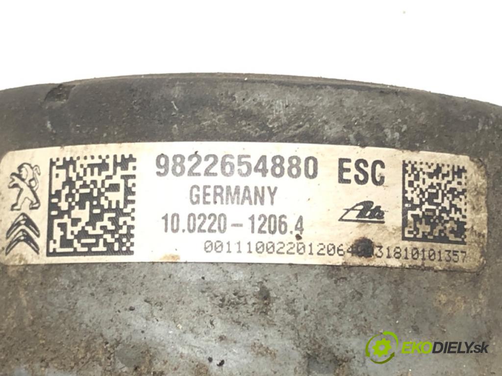 PEUGEOT 208 I (CA_, CC_) 2012 - 2022    1.2 VTI 82 60 kW [82 KM] benzyna 2012 - 2022  Pumpa ABS 9822654880 (Pumpy ABS)