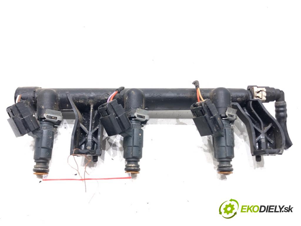 PEUGEOT 208 I (CA_, CC_) 2012 - 2022    1.2 VTI 82 60 kW [82 KM] benzyna 2012 - 2022  Lišta vstrekovacia 9676017480 (Vstrekovacie lišty)