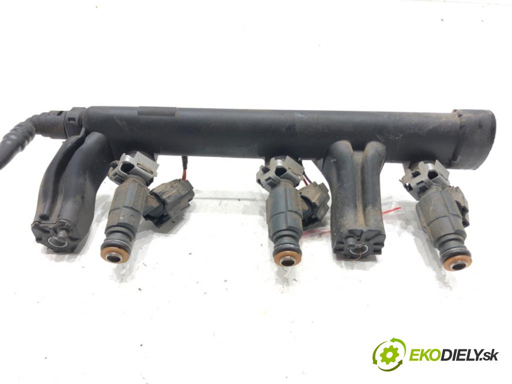 PEUGEOT 208 I (CA_, CC_) 2012 - 2022    1.2 VTI 82 60 kW [82 KM] benzyna 2012 - 2022  Lišta vstrekovacia 9676017480 (Vstrekovacie lišty)