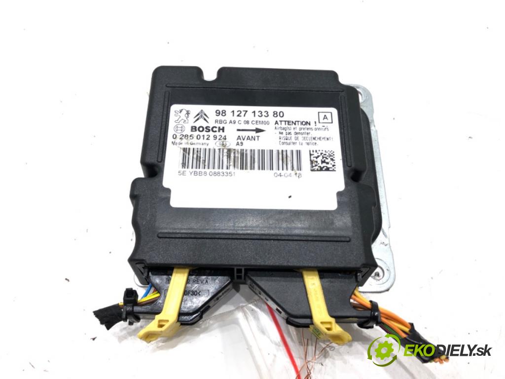 PEUGEOT 208 I (CA_, CC_) 2012 - 2022    1.2 VTI 82 60 kW [82 KM] benzyna 2012 - 2022  senzor airbag 9812713380 (Snímače)