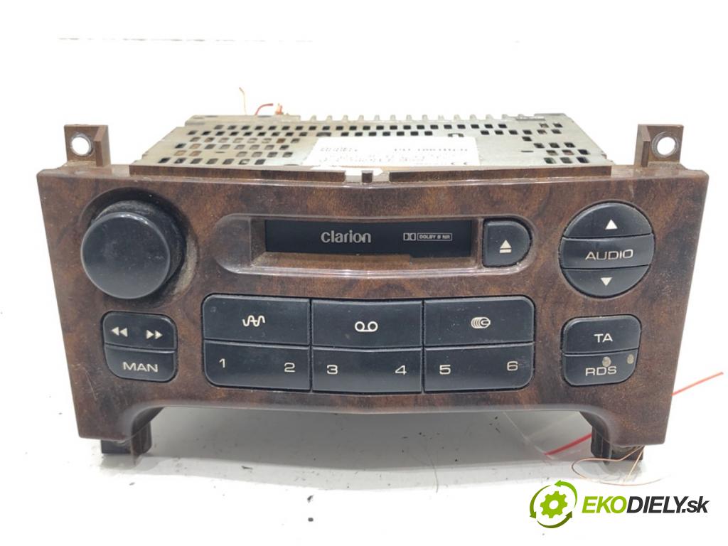 PEUGEOT 607 (9D, 9U) 2000 - 2022    2.2 HDi 98 kW [133 KM] olej napędowy 2000 - 2006  RADIO 96539358GV (Audio zariadenia)