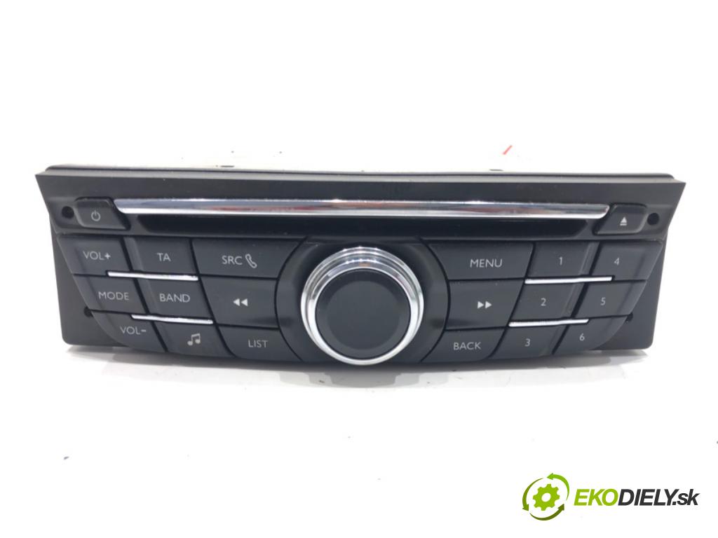 CITROEN C-ELYSEE (DD_) 2012 - 2022    1.6 VTi 115 85 kW [115 KM] benzyna 2012 - 2022  RADIO 98134281ZD00 (Audio zariadenia)