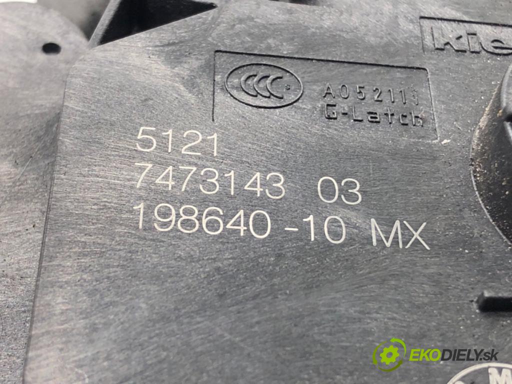 BMW X6 (F16, F86) 2014 - 2019    xDrive 30 d 190 kW [258 KM] olej napędowy 2014 - 2019  zámok dveře levý přední část 7473143
