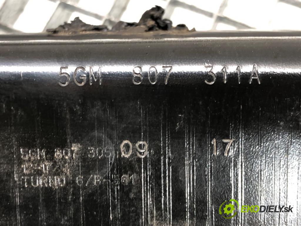 VW GOLF VII (5G1, BQ1, BE1, BE2) 2012 - 2022    1.8 TSI 125 kW [170 KM] benzyna 2013 - 2022  výztuha nárazníka zadní část 5GM807311A (Výztuhy zadní)