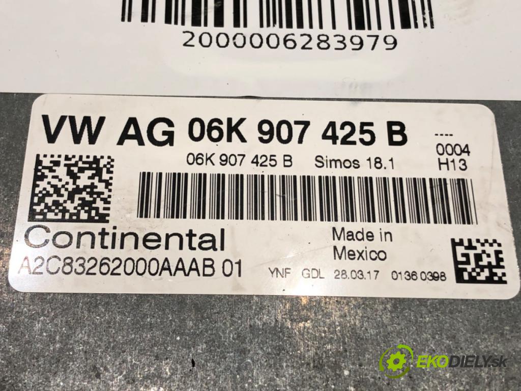 VW GOLF VII (5G1, BQ1, BE1, BE2) 2012 - 2022    1.8 TSI 125 kW [170 KM] benzyna 2013 - 2022  riadiaca jednotka Motor 06K907425B (Riadiace jednotky)