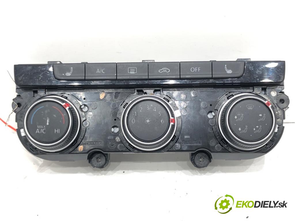 VW GOLF VII (5G1, BQ1, BE1, BE2) 2012 - 2022    1.8 TSI 125 kW [170 KM] benzyna 2013 - 2022  Panel ovládania kúrenia 5GM907426E (Prepínače, spínače, tlačidlá a ovládače kúrenia)