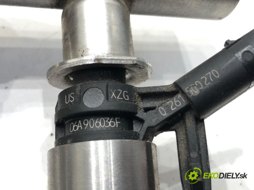 VW GOLF VII (5G1, BQ1, BE1, BE2) 2012 - 2022    1.8 TSI 125 kW [170 KM] benzyna 2013 - 2022  Lišta vstrekovacia 06A906036F (Vstrekovacie lišty)