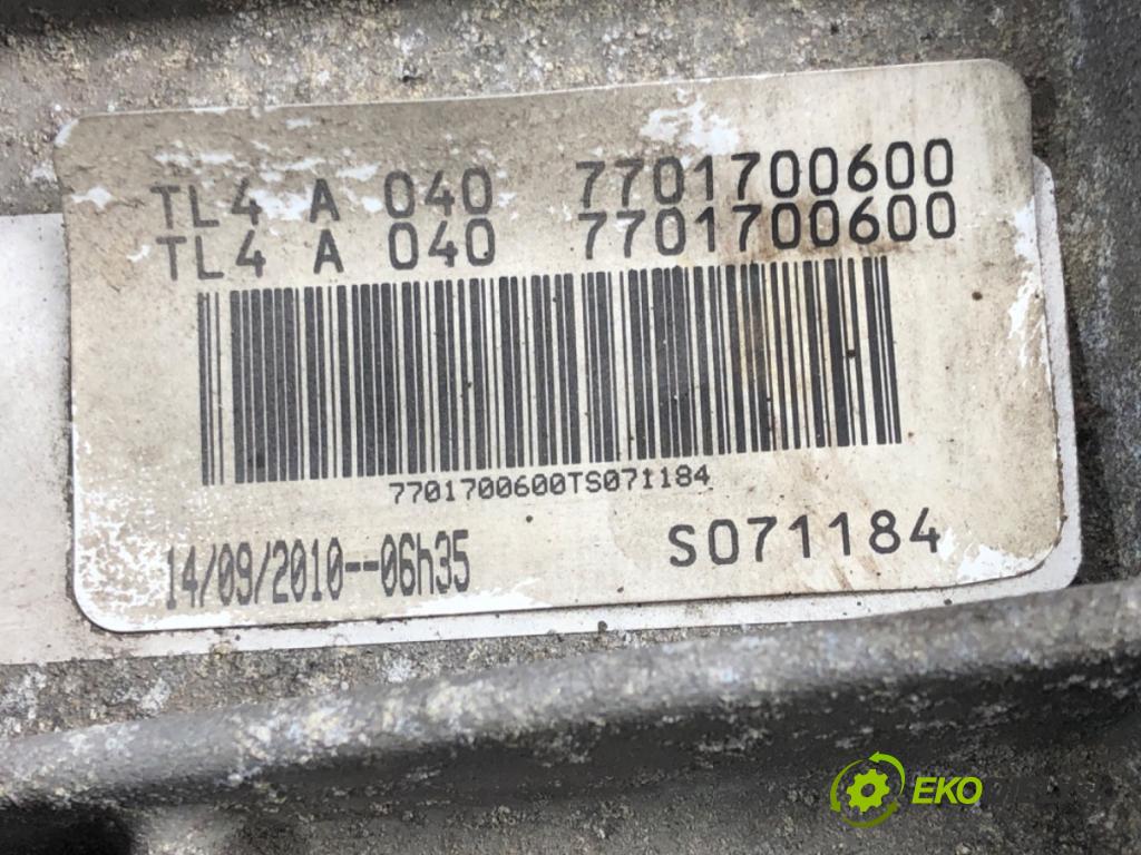 RENAULT MEGANE III Hatchback Van (BZ_) 2008 - 2015    1.5 dCi (BZ0D, BZ1G, BZ1F, BZ1M, BZ1W, BZ0R, BZ10) 81 kW [110 KM] olej napędowy 2009 - 2015  převodovka TL4040 (Převodovky)