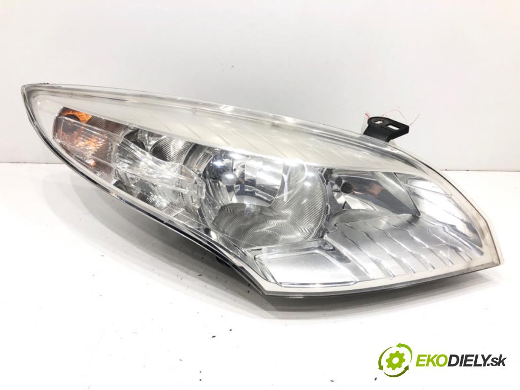 RENAULT MEGANE III Hatchback Van (BZ_) 2008 - 2015    1.5 dCi (BZ0D, BZ1G, BZ1F, BZ1M, BZ1W, BZ0R, BZ10) 81 kW [110 KM] olej napędowy 2009 - 2015  Svetlomet ľavy predný 