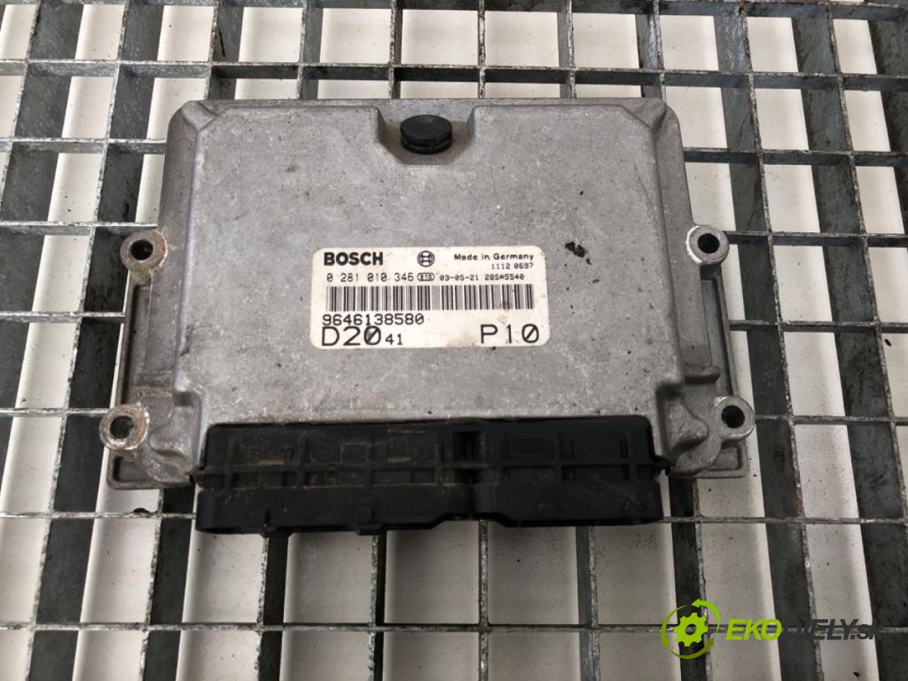 FIAT DUCATO Autobus (244_) 2002 - 2022    2.0 JTD 62 kW [84 KM] olej napędowy 2002 - 2022  riadiaca jednotka Riadiaca jednotka Motor 9646138580