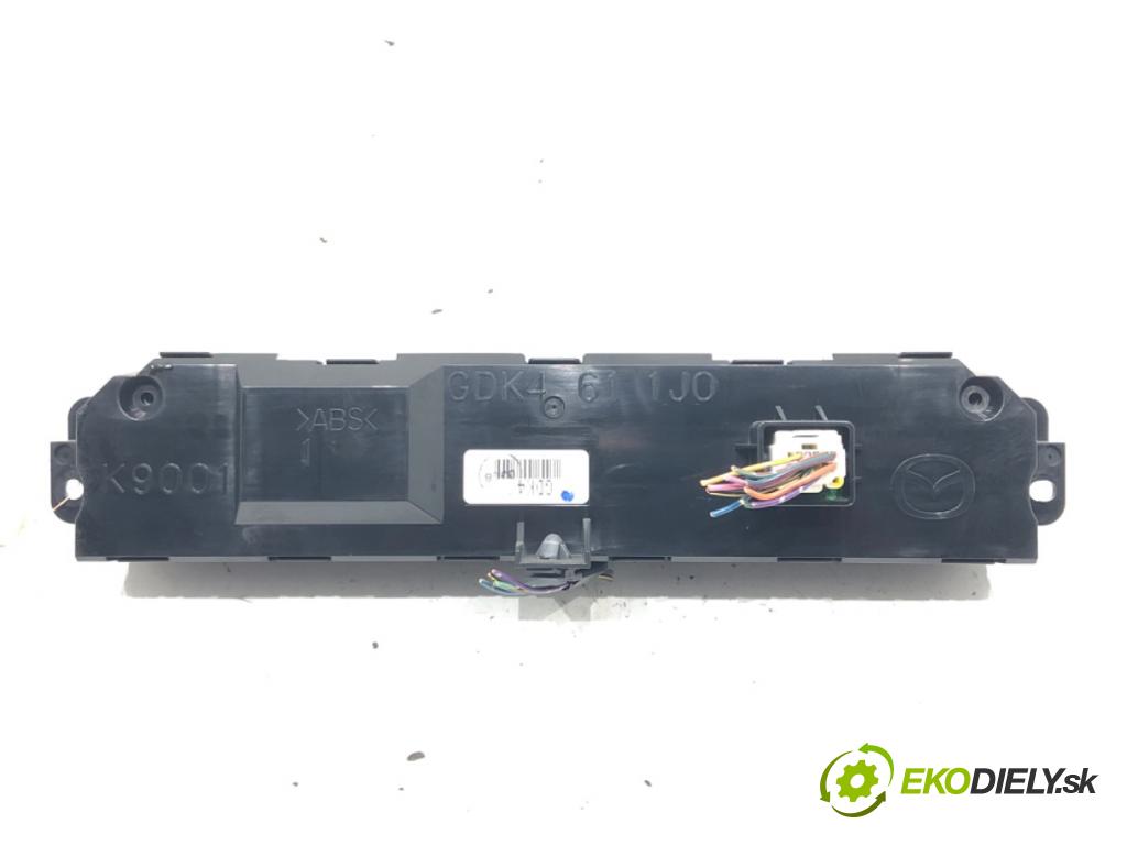 MAZDA 6 Kombi (GH) 2007 - 2013    2.2 MZR-CD (GH10) 120 kW [163 KM] olej napędowy 2008 - 2013  Dislpej GDK4611J0 (Prístrojové dosky, displeje)