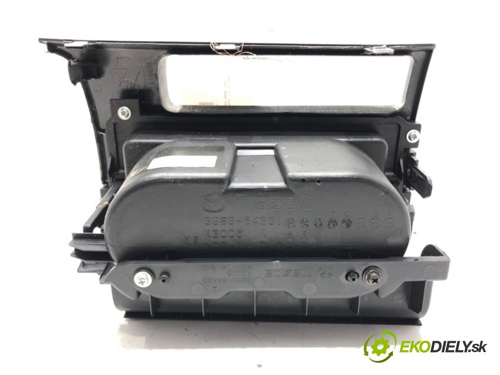 MAZDA 6 Kombi (GH) 2007 - 2013    2.2 MZR-CD (GH10) 120 kW [163 KM] olej napędowy 2008 - 2013  Držiak na nápoje GS8S-64361 (Úchyty, držiaky na nápoje)