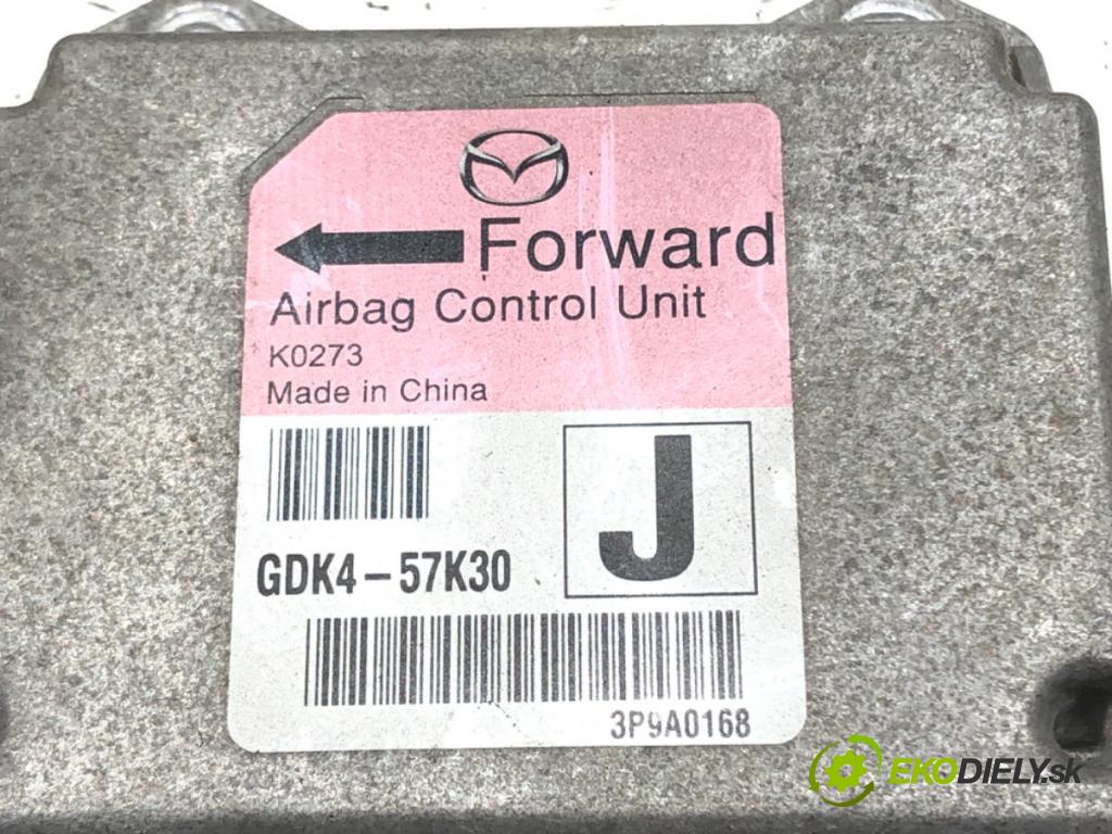 MAZDA 6 Kombi (GH) 2007 - 2013    2.2 MZR-CD (GH10) 120 kW [163 KM] olej napędowy 2008 - 2013  senzor airbag GDK4-57K30 (Snímače)