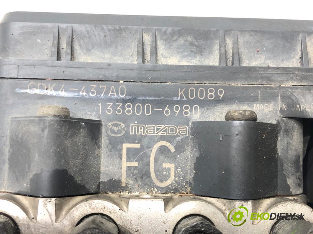 MAZDA 6 Kombi (GH) 2007 - 2013    2.2 MZR-CD (GH10) 120 kW [163 KM] olej napędowy 2008 - 2013  Pumpa ABS GDK4-437A0 (Pumpy ABS)