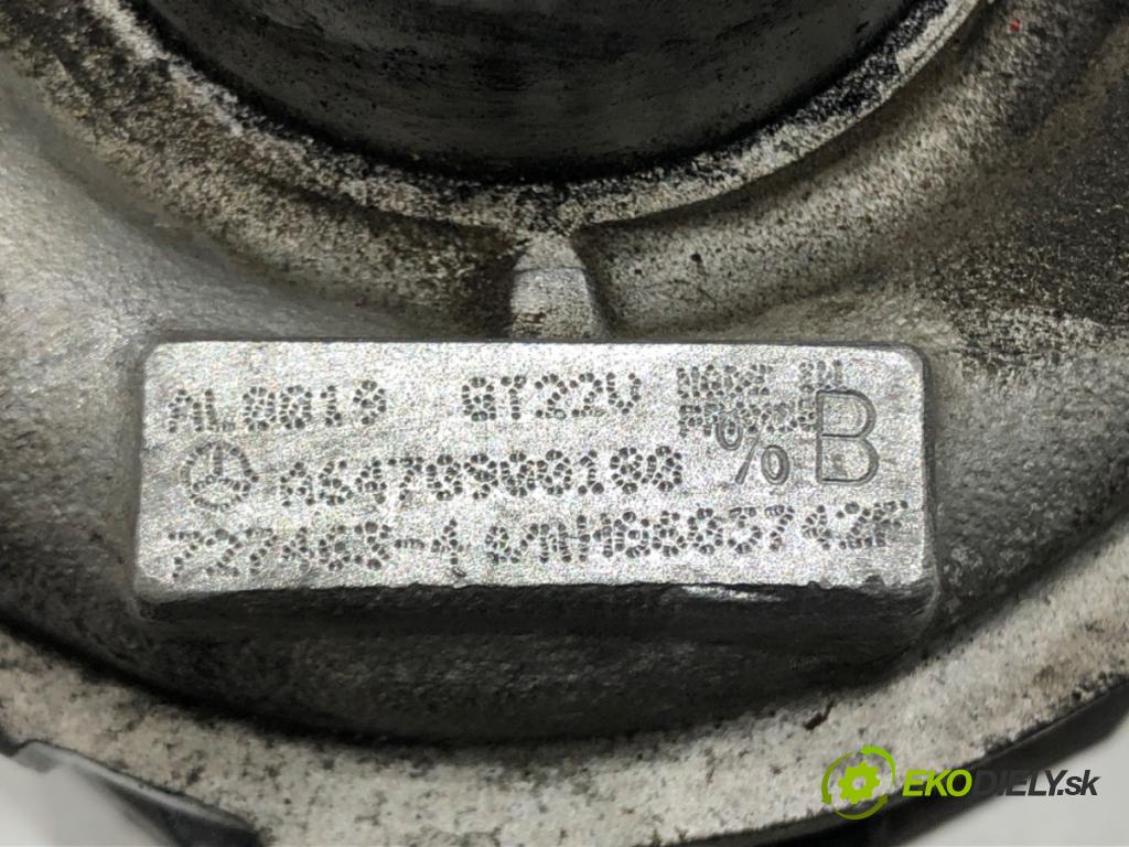 MERCEDES-BENZ KLASA E (W211) 2002 - 2009    E 270 CDI (211.016) 130 kW [177 KM] olej napędowy 2002 - 2008  turbo A6470900180 (Turbodúchadla (kompletní))