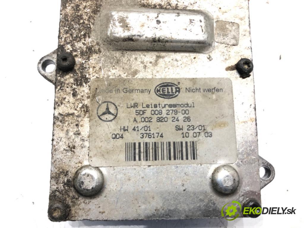 MERCEDES-BENZ KLASA E (W211) 2002 - 2009    E 270 CDI (211.016) 130 kW [177 KM] olej napędowy 2002 - 2008  Menič XENON A0028202426 (Riadiace jednotky xenónu)