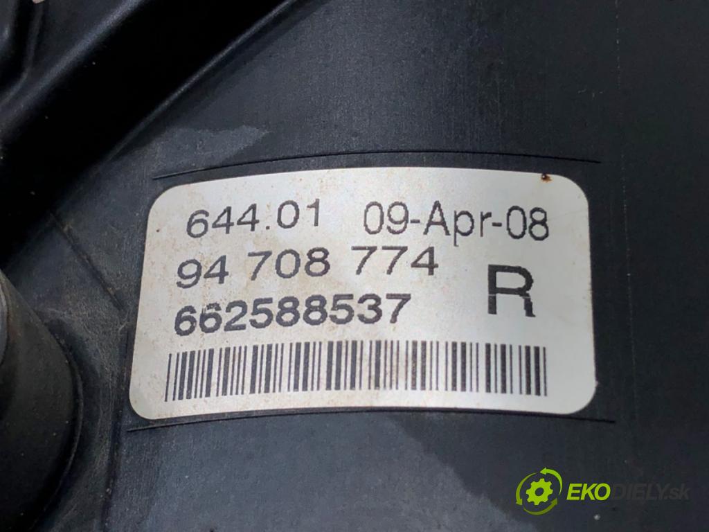 OPEL CORSA D (S07) 2006 - 2014    1.7 CDTI (L08, L68) 92 kW [125 KM] olej napędowy 2006 - 2011  hmlové svetlo, hmlovka pravý přední část 94708774