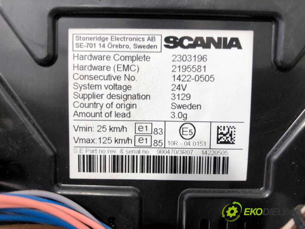 SCANIA P,G,R,T - series 2003 - 2022    R 450  Prístrojovka 2303196 (Prístrojové dosky, displeje)
