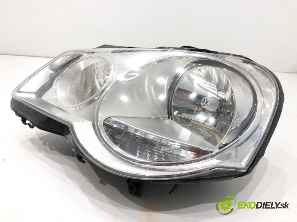 VW POLO (9N_, 9A_) 2001 - 2014    1.4 TDI 51 kW [70 KM] olej napędowy 2005 - 2009  Svetlomet ľavy predný 6Q1941007AT