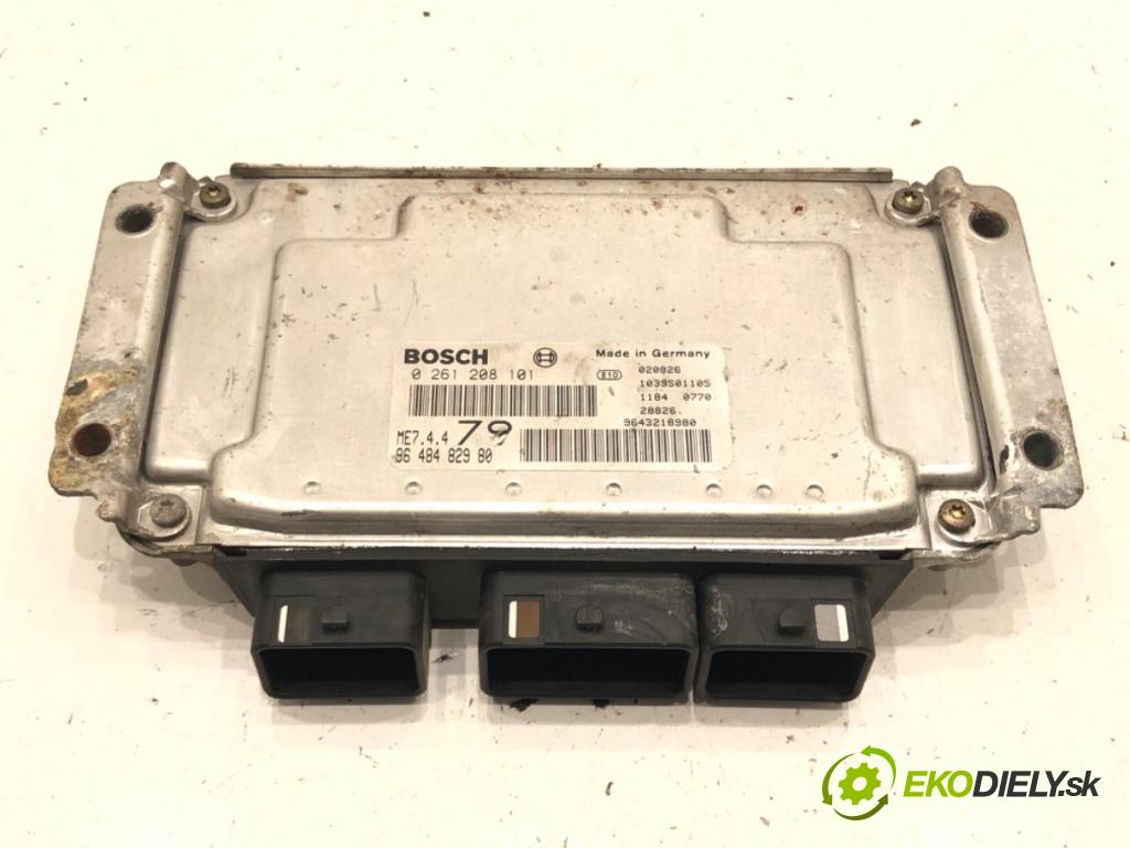 PEUGEOT 206 CC (2D) 2000 - 2008    1.6 16V (2DNFUF, 2DNFUR) 80 kW [109 KM] benzyna 2000 - 2007  riadiaca jednotka Motor 0261208101 (Riadiace jednotky)