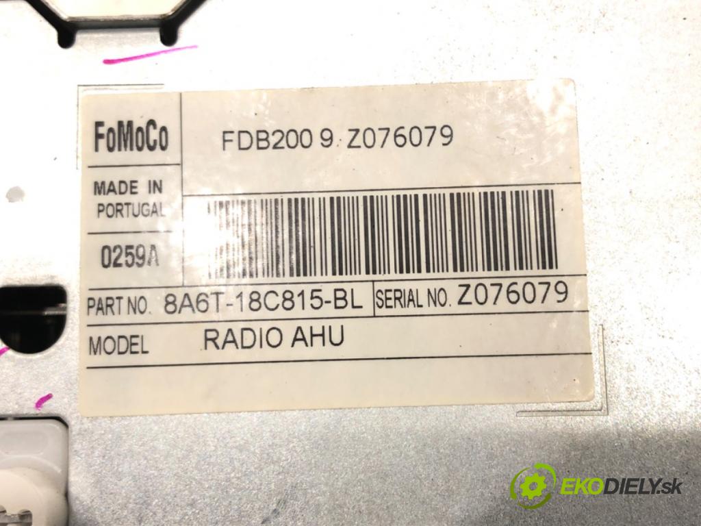 FORD FIESTA VI (CB1, CCN) 2008 - 2022    1.4 71 kW [97 KM] benzyna 2008 - 2012  RADIO 8A6T-18C815-BL (Audio zariadenia)