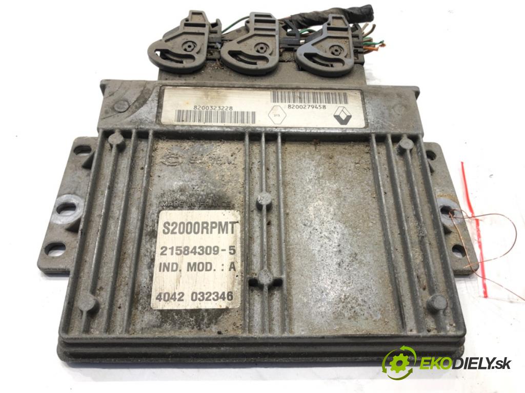 RENAULT LAGUNA II (BG0/1_) 2001 - 2007    2.0 16V Turbo (BG0S, BG1L, BG1M) 120 kW [163 KM] benzyna 2003 - 2005  riadiaca jednotka Motor 8200323228 (Riadiace jednotky)