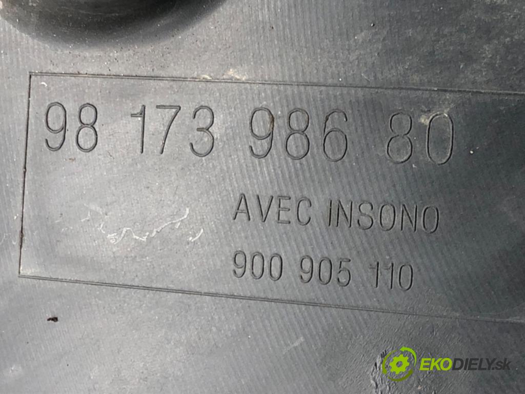PEUGEOT PARTNER Nadwozie pełne/minivan (K9) 2018 - 2022    1.5 BlueHDi 100 75 kW [102 KM] olej napędowy 2019 - 2022  podblatník pravý přední část 9817398680