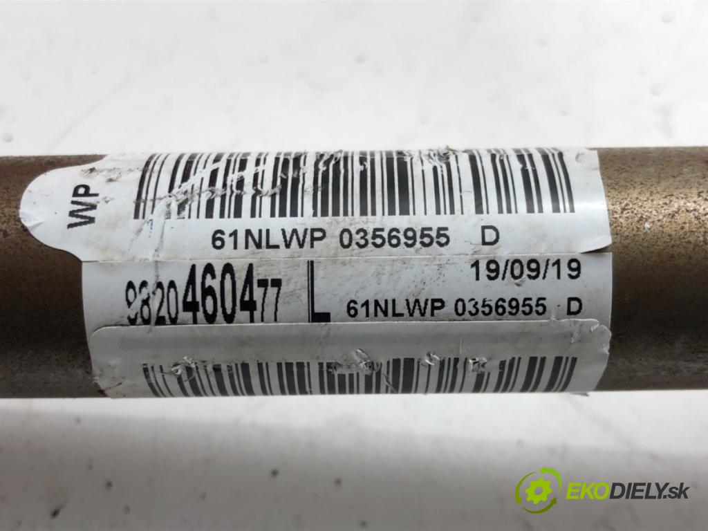 PEUGEOT PARTNER Nadwozie pełne/minivan (K9) 2018 - 2022    1.5 BlueHDi 100 75 kW [102 KM] olej napędowy 2019 - 2022  Hriadeľ, tyč volantu 9820460477 (Tyče riadenia (volantu))