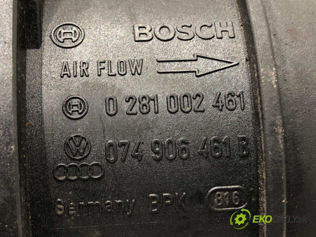 AUDI A6 C5 Avant (4B5) 1997 - 2005    1.9 TDI 96 kW [130 KM] olej napędowy 2001 - 2005  Váha vzduchu 0281002461 074906461B (Váhy vzduchu)