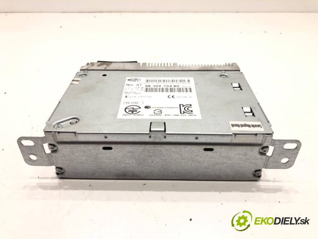 PEUGEOT 308 SW II (LC_, LJ_, LR_, LX_, L4_) 2014 - 2021    1.6 BlueHDi 120 88 kW [120 KM] olej napędowy 2014 - 2021  RADIO Navigácia 9810475480 (Audio zariadenia)