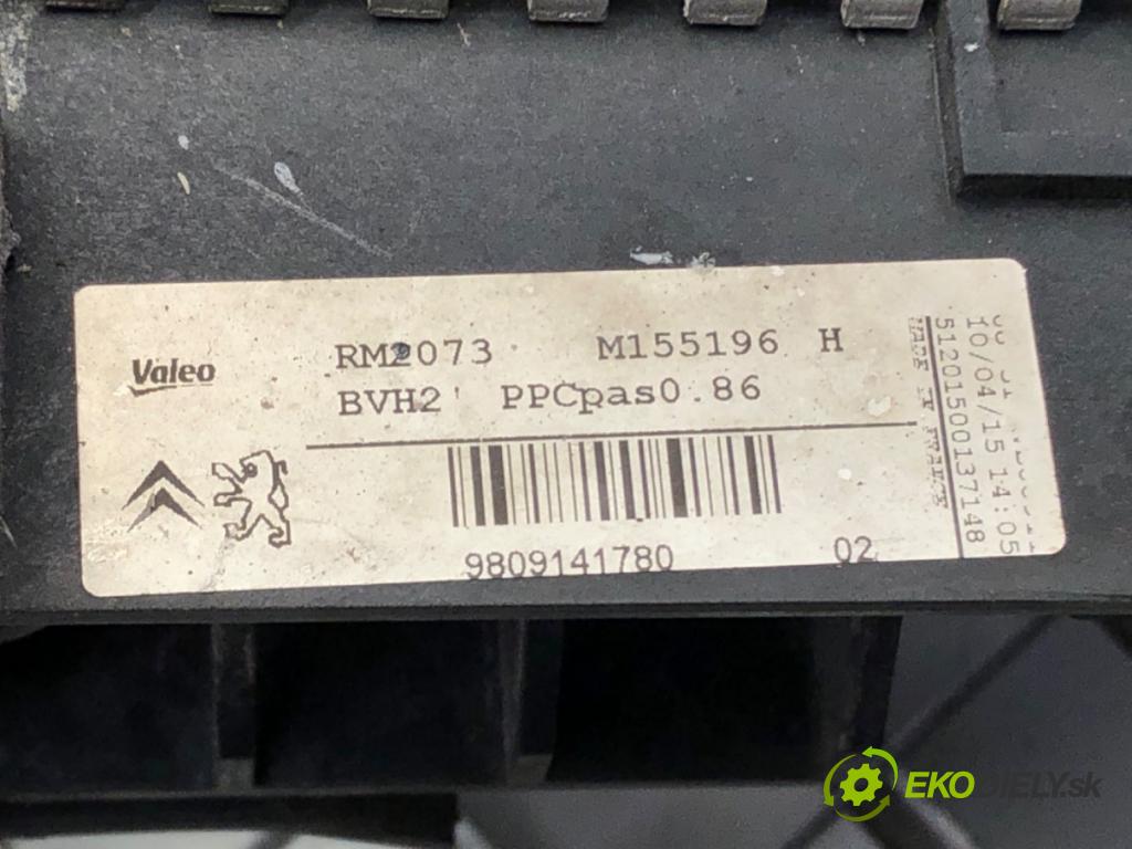 PEUGEOT 308 SW II (LC_, LJ_, LR_, LX_, L4_) 2014 - 2021    1.6 BlueHDi 120 88 kW [120 KM] olej napędowy 2014 - 2021  chladič vody 9809141780 (Chladiče vody)