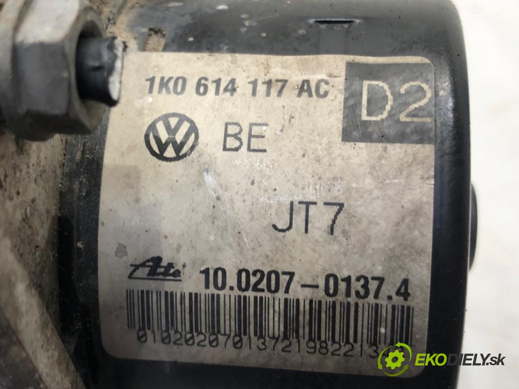 VW CADDY III Nadwozie pełne/minivan (2KA, 2KH, 2CA, 2CH) 2004 - 2015    2.0 SDI 51 kW [70 KM] olej napędowy 2004 - 2010  Pumpa ABS 1K0907379AF (Pumpy ABS)