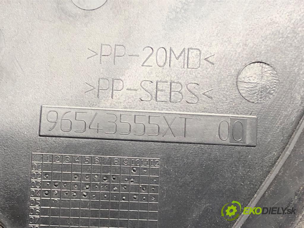 PEUGEOT 307 SW (3H) 2002 - 2009    2.0 HDi 135 100 kW [136 KM] olej napędowy 2004 - 2008  Torpédo, plast pod čelné okno 96543555XT (Torpéda)