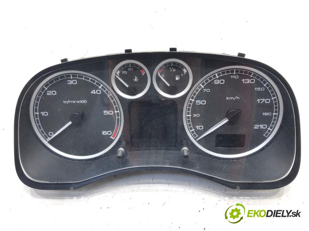PEUGEOT 307 SW (3H) 2002 - 2009    2.0 HDi 135 100 kW [136 KM] olej napędowy 2004 - 2008  Prístrojovka 9655476580 (Prístrojové dosky, displeje)